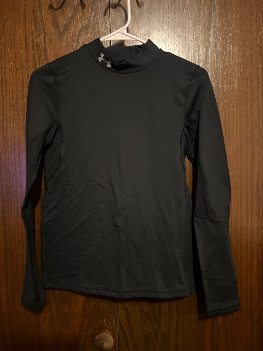 Under Armour Black Mock Neck Performance Top